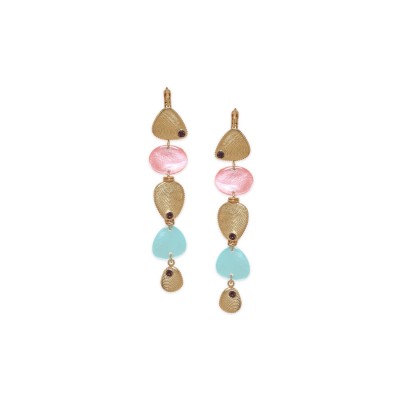 Dormeuses Laly, Marque Franck Herval | Bijoux Totem.