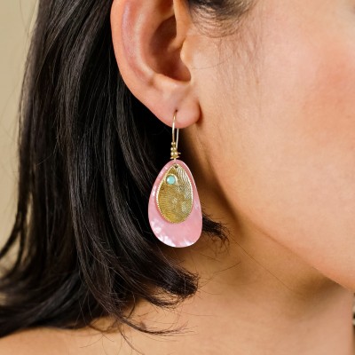 Boucles d’oreille Laly, Marque Franck Herval | Bijoux Totem.