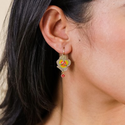 Dormeuses Garance, Marque Franck Herval | Bijoux Totem.