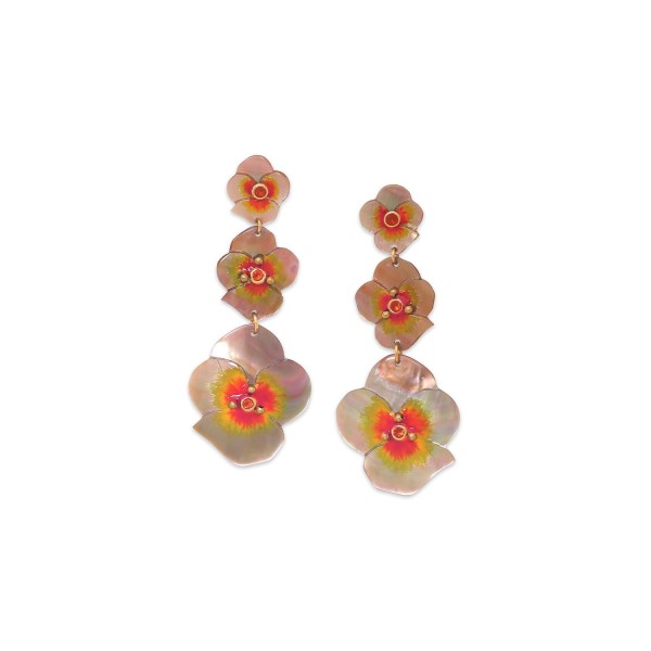 FRANCK HERVAL Boucles d’oreilles Poussoir Garance.
