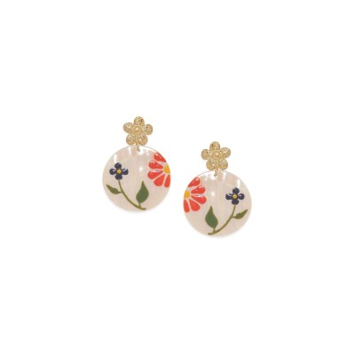 Boucles Rosalie, Marque Franck Herval | Bijoux Totem.