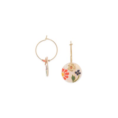 Créoles Rosalie, Marque Franck Herval | Bijoux Totem.