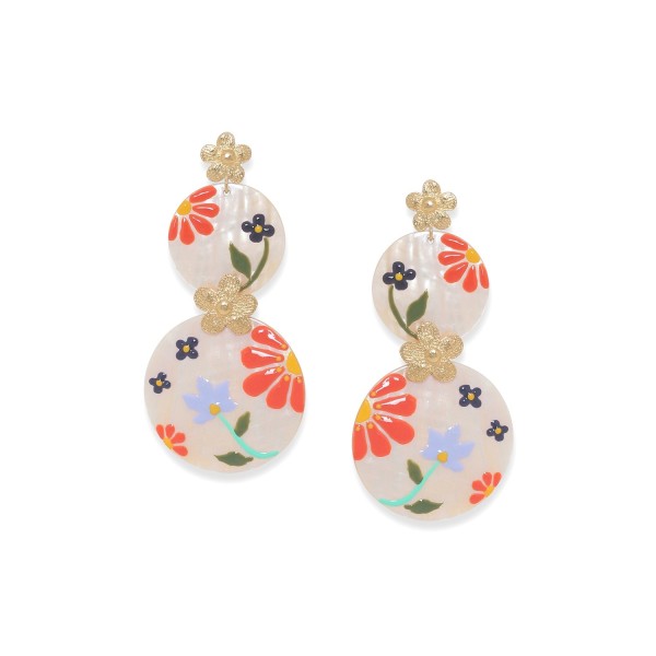 FRANCK HERVAL Boucles d’oreilles Poussoir Rosalie.