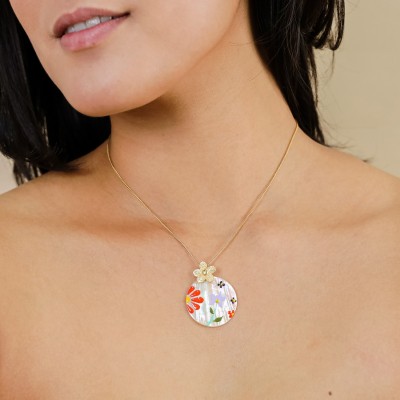 Collier Rosalie, Marque Franck Herval | Bijoux Totem.