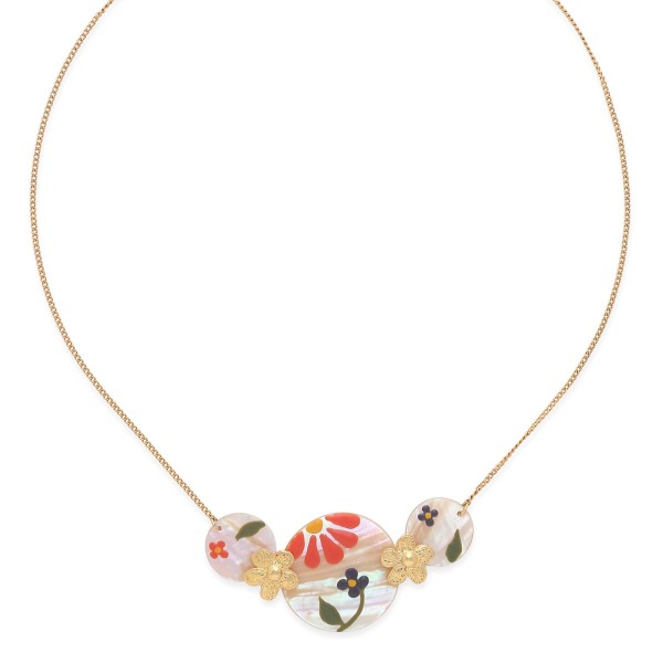 FRANCK HERVAL Collier Petit Plastron Rosalie.