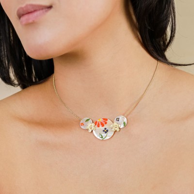 Collier Rosalie, Marque Franck Herval | Bijoux Totem.