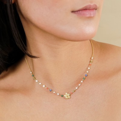 Collier Rosalie, Marque Franck Herval | Bijoux Totem.