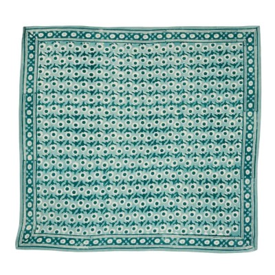 Foulard Isha Blue, Marque BONHEUR DU JOUR | Bijoux Totem.