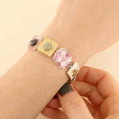 Bracelet fantaisie Ikat, Marque Taratata | Bijoux Totem.