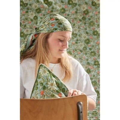 Foulard Meera Blue, Marque BONHEUR DU JOUR | Bijoux Totem.