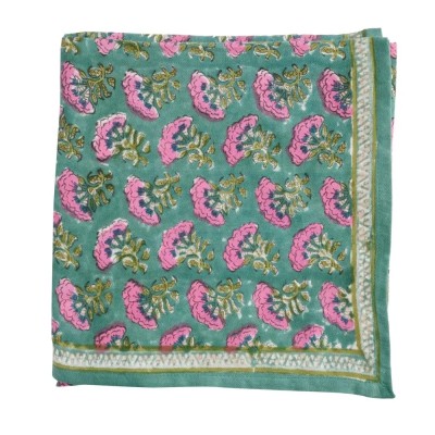 Foulard Namasté Vert, Marque BONHEUR DU JOUR | Bijoux Totem.
