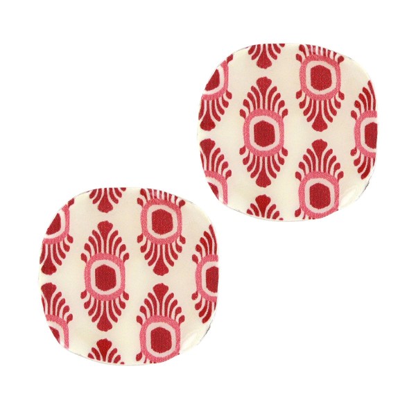 TARATATA bijoux Boucles d’oreilles Clips Ikat.