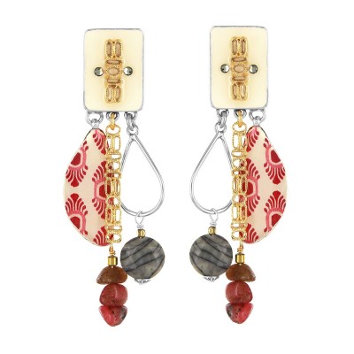 Clips Ikat, Marque Taratata | Bijoux Totem
