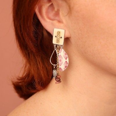 Clips Ikat, Marque Taratata | Bijoux Totem