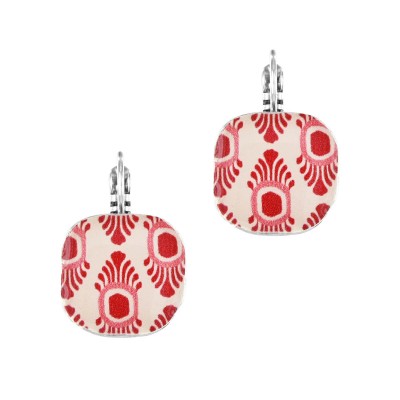 Dormeuses Ikat, Marque Taratata bijoux | Bijoux Totem