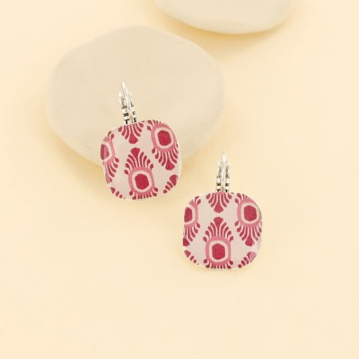 Dormeuses Ikat, Marque Taratata bijoux | Bijoux Totem