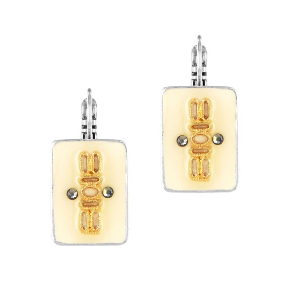 TARATATA bijoux Boucles d’oreilles Dormeuses Ikat.