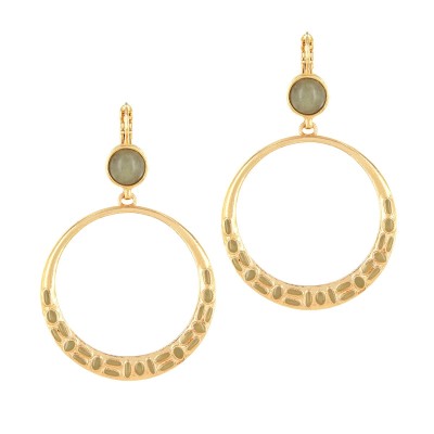 Dormeuses Ikat, Marque Taratata bijoux | Bijoux Totem