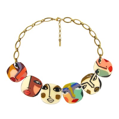 Collier Plastron Girls, Marque Taratata | Bijoux Totem