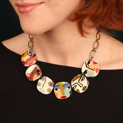 Collier Plastron Girls, Marque Taratata | Bijoux Totem