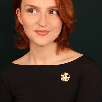 Broche fantaisie Girls, Marque Taratata | Bijoux Totem