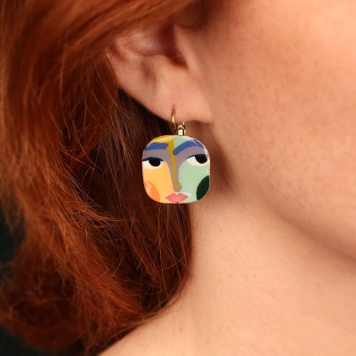 Dormeuses Girls. Marque Taratata bijoux | Bijoux Totem