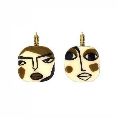 Dormeuses Girls. Marque Taratata bijoux | Bijoux Totem