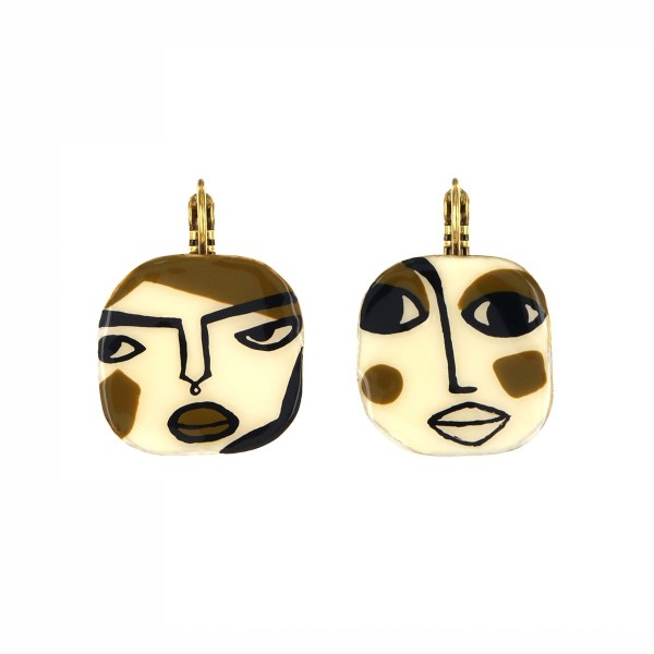 TARATATA bijoux Boucles d’oreilles Dormeuses Girls.