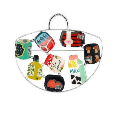 Broche fantaisie Food, Marque Taratata | Bijoux Totem