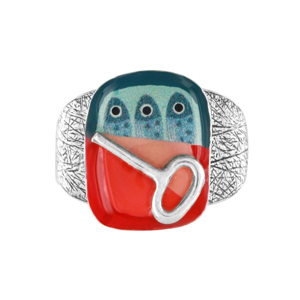 TARATATA bijoux Bague ajustable Food.