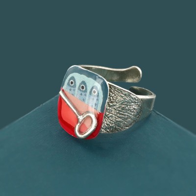 Bague ajustable Food, Marque Taratata bijoux | Bijoux Totem.