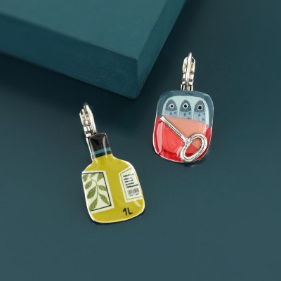 Dormeuses Food, Marque Taratata bijoux | Bijoux Totem
