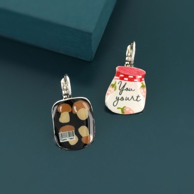 Dormeuses Food, Marque Taratata bijoux | Bijoux Totem