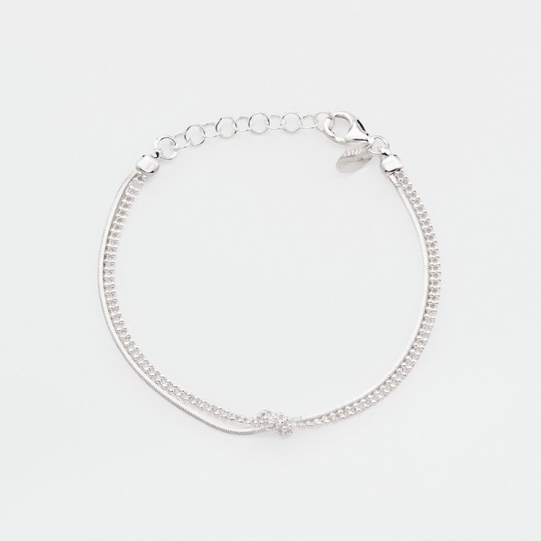 CANYON France Bracelet Argent Ajustable.