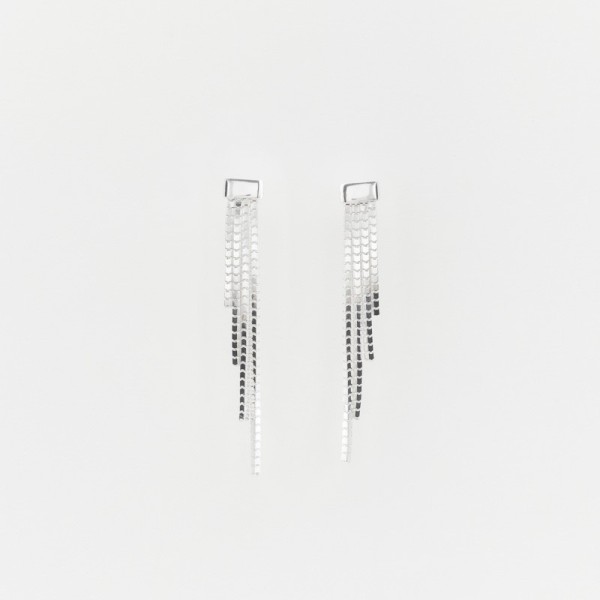 CANYON France Boucles d’oreilles Poussoir Argent.