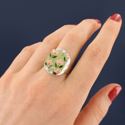 Bague Chicorée, Marque Taratata bijoux | Bijoux Totem.