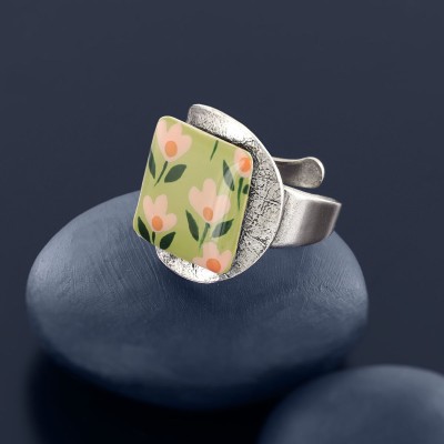 Bague Chicorée, Marque Taratata bijoux | Bijoux Totem.