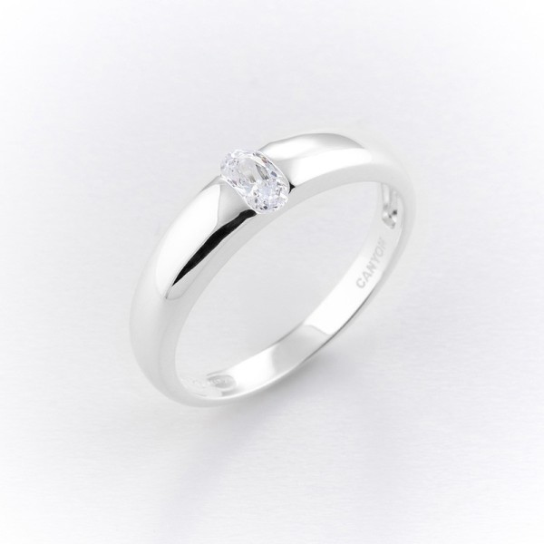 CANYON France Bague Argent & Oxyde.