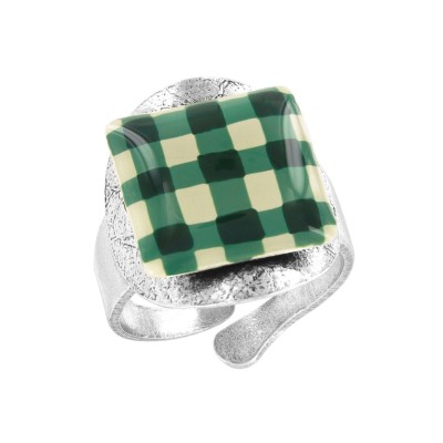 Bague ajustable Chicorée, Taratata bijoux | Bijoux Totem.