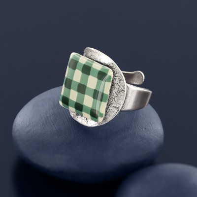 Bague ajustable Chicorée, Taratata bijoux | Bijoux Totem.