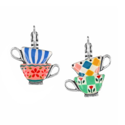 Dormeuses Chicorée, Marque Taratata bijoux | Bijoux Totem