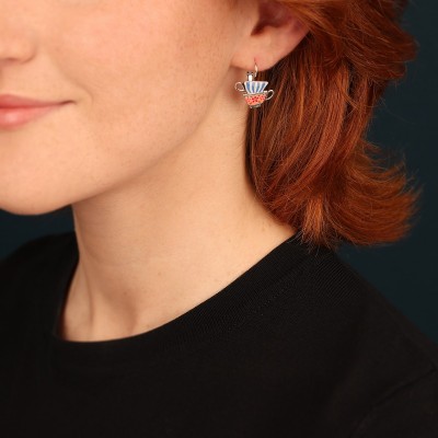 Dormeuses Chicorée, Marque Taratata bijoux | Bijoux Totem