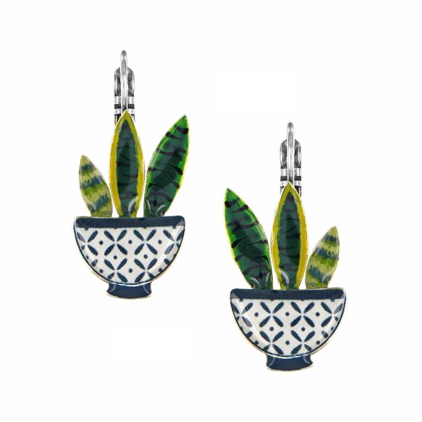 TARATATA bijoux Boucles d’oreilles Dormeuses Chicorée.