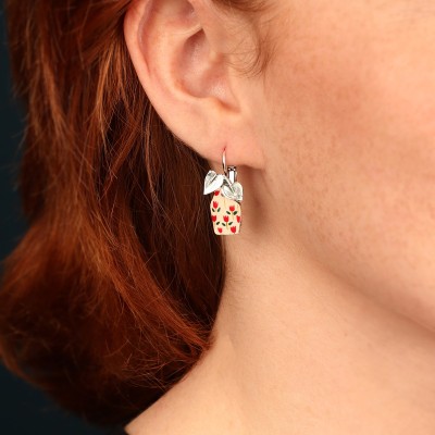 Dormeuses Chicorée, Marque Taratata bijoux | Bijoux Totem