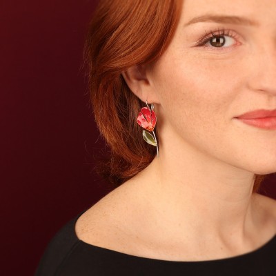 Dormeuses Bornéo, Marque Taratata bijoux | Bijoux Totem