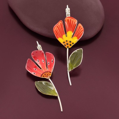 Dormeuses Bornéo, Marque Taratata bijoux | Bijoux Totem