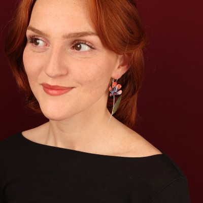 Dormeuses Bornéo, Marque Taratata bijoux | Bijoux Totem