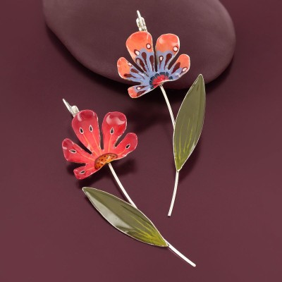 Dormeuses Bornéo, Marque Taratata bijoux | Bijoux Totem