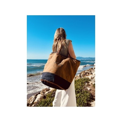 Sac Vintage Kobe, Marque CASA NATURA | Bijoux Totem