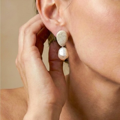 Boucles d’oreilles Bora Bora, Marque Nature | Bijoux Totem